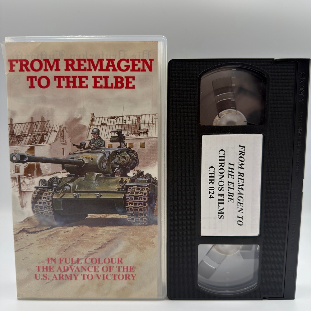 From Remagen to the Elbe VHS Full Colour US Army WW2 Documentary Chronos Films